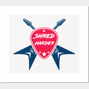 Shred Harder No2 Posters and Art